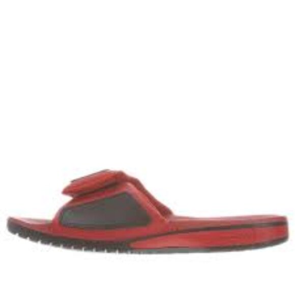 Jordan Men's Black Red Air Hydro 3 630754-001Slip-On Casual Slide Sandal Size 11 - Picture 1 of 7
